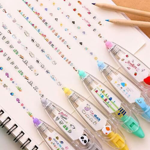 Cute Animal Press Pen Set B Decorative Correction Tape 1 1