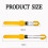 Steering Wheel Lock Anti-Theft Device Adjustable Double 6