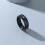 Carbon Fiber Spinner Ring 8mm Black Blue Silver Stainless 2