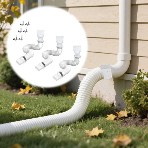 Adjustable Corrugated Downspout Extension 48 in 1