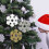 Christmas Decoration Ornaments Silver 12 pcs 7