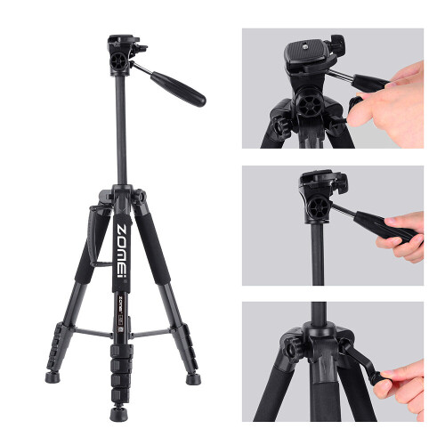 Q188 Portable Professional Camera Tripod 188 cm 2