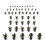 Stainless Steel Self-Tapping Thread Inserts 50 pcs M3-M12 2