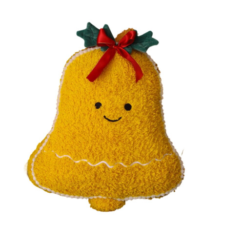 Karácsonyi teddy serpa harangpárna 45 cm 1