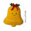 Karácsonyi teddy serpa harangpárna 45 cm 3
