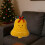 Karácsonyi teddy serpa harangpárna 45 cm 6