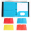 Heavy Duty Plastic File Folder with Pockets 2-Pocket Letter 4