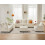 VANACC Sofa Offwhite Bouclé Deep Seat Living Room Set 2