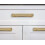 Cabinet Pull Backplates Brushed Gold 5-Pack 4