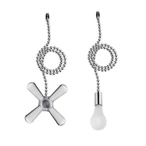 Ceiling Fan Pull Chain Vintage Metal Mini Pendant