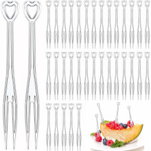 Disposable Cocktail Picks Clear Plastic 300 pcs