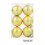Gold Shatterproof Christmas Balls 2.36 Inch 6 Pack 3