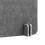 Acoustic Desk Divider Felt Privacy Panel Dark Gray 40x40 cm 8