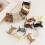 Women's Beige Hair Clip Solid Color One Size 5