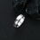 Men's Sterling Silver Black Band Ring Size 8 9 10 4