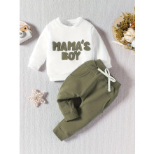 Toddler Boy Long Sleeve Sweatshirt and Trousers Set
