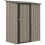 5ft x 3ft Lockable Metal Garden Shed – Light Grey 1