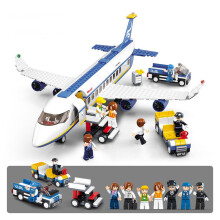 (463 Piece) Blocks Plastic Building Airplane Model Creative Assembly Toy Child Holiday Gift