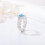 Blue Opal Sea Turtle Ring 925 Sterling Silver 3