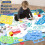(Digital Dinosaurs)Magic Watercolor Canvas Toy Reusable With Large Surface For Artistic Creativity And Fun Learning 16