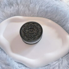 (Black)Brinquedo infantil Oreo em forma de biscoito alívio da ansiedade com TPR E desenvolvimento sensorial para crianças