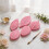 (Pink)5 Piece 3d Leaf Cookie Cutters Set Silicone Molds Baking Decorating Cake Baking 8