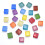 Glass Refrigerator Magnets Decorative 24 Pack 0.39 Inch 2
