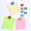 Glass Refrigerator Magnets Decorative 24 Pack 0.39 Inch 3