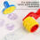 (Fruit Letters)Magic Watercolor Canvas Toy Reusable With Large Surface For Artistic Creativity And Learning Fun 3
