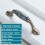 Gold Brass Cabinet Knobs Round Blue Ceramic Pulls 4 Pack 2