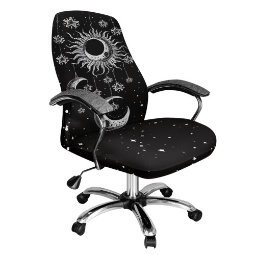 Housse de chaise de bureau extensible universelle anti-poussière
