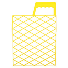 Yellow Plastic Paint Screen with Tray Partition