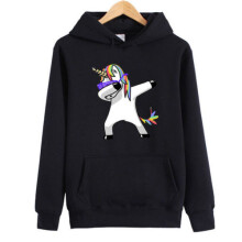 (Dance Horse Black, L) Sleeve Long Women Hoodie Sweatshirt Sweater Casual Hooded Tops Jumper Pullover