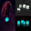 Glow in the Dark Double Flared Saddle Ear Plug Unisex 10 3