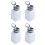 4X 200ML Capacity Liquid Oil Alcohol Dispenser Clear Bottle Container 1