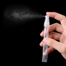 10 Szt. PrzenośNa Szklana Butelka Perfum Rozmiar PodróżNy Puste Szklane Butelki z Rozpylaczem (2 Ml)