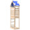 VidaXL vidaXL Play Tower Brown 52.5 x 85 x 265 cm Solid Pine Wood 5