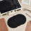 Turntable Platter Mat Felt 7.3 Inch 4 Pcs Black 4