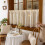 Boho Kitchen Curtains Beige Crochet with Tassels 60x60 Inch 2