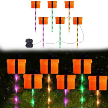 Solar LED Outdoor Christmas Lights 6-Pack Waterproof 8 Modes