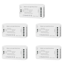5X Matter Wifi LED Strip Light Controller RGBCW Controller LED Strip Bixb/Siri/voor Home/voor Alexa Control Support