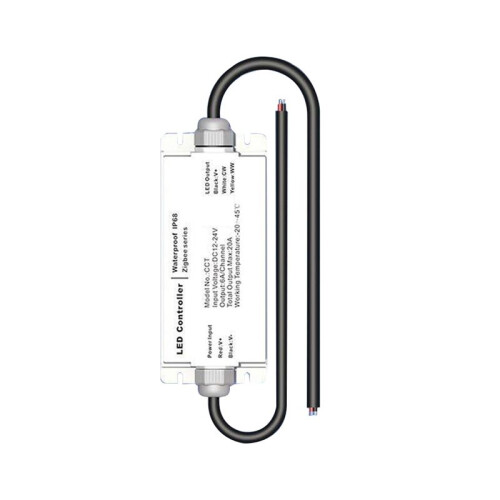 Tuya Zigbee DC12V 24V LED Strip Waterproof Controller IP68 Rain-Proof ZIGBEE Tuya Voice Remote Control CCT