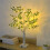 1pc 24LED Simulation Tree Light Holiday Shaped Tree Light Various Activity Scene Decoration Luminous Tree White 8