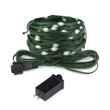 8 Modes Christmas Fairy Lights for Wedding Bedroom Walls Garden Trees Decoration 50m LED Lights 110V US Plug