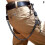 Men's Adjustable Punk Waist Chain PU Alloy 7