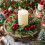Christmas Candle Ring Garland Red Berry 1 Pack 6