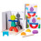 Wooden Modular Building Blocks With Mirrored 3d Projection For Kids Development Brain 1