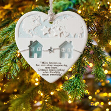 Sea Glass Nativity Ornament Coastal Christmas Decor 4 pcs