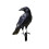 AuroraX Black Halloween Ornament Ravens Vintage Plastic 2
