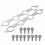 LS MLS Manifold Header Gasket Pair with Bolts for LS1 5